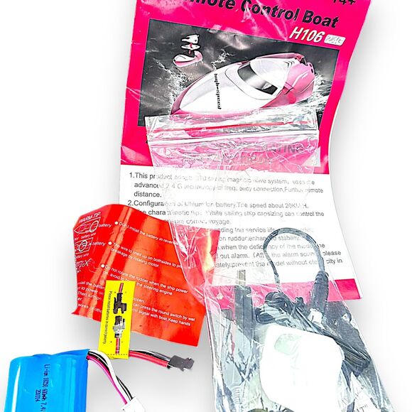 Remote Control Boat, High Speed H106 Rc Boat for Pools and Lakes, 20+ KMH 2. - Picture 5 of 16